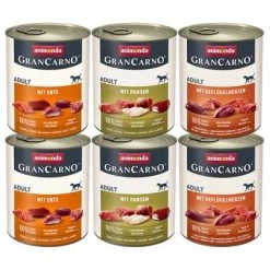 Animonda GranCarno Original Adult Gemengd Pakket 6 X 800 G -Hondenbenodigdheden Korting 106609 animonda grancarno exklusiveedition original adult 6x800g hs 01 4