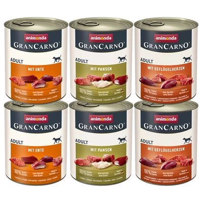 Animonda GranCarno Original Adult Gemengd Pakket 6 X 800 G - Afbeelding 14