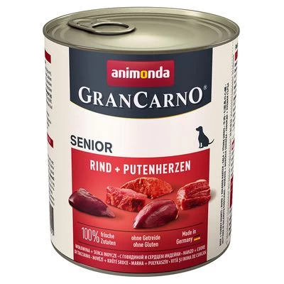 Animonda GranCarno Original Senior Hondenvoer 6 X 800 G