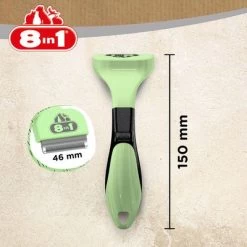 8in1 Perfect Coat DeShedder Voor Honden 17 8in1 Perfect Coat DeShedder Voor Honden -Hondenbenodigdheden Korting 126596 tetra 8in1 perfect coat deshedder small 4 5cm hs 05 6