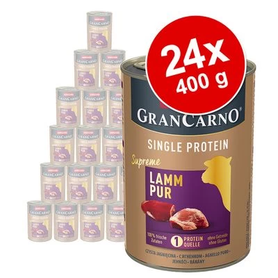 Animonda GranCarno Adult Single Protein Supreme Hondenvoer 24 X 400 G 3 Animonda GranCarno Adult Single Protein Supreme Hondenvoer 24 X 400 G