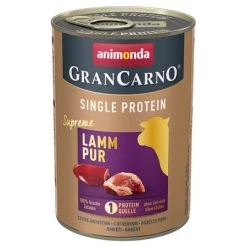 Animonda GranCarno Adult Single Protein Supreme Hondenvoer 24 X 400 G 7 Animonda GranCarno Adult Single Protein Supreme Hondenvoer 24 X 400 G -Hondenbenodigdheden Korting 130708 pla animonda grancarno adult singleprotein supreme lammpur 400g hs 01 5 1