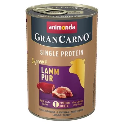 Animonda GranCarno Adult Single Protein Supreme Hondenvoer 6 X 400 G 3 Animonda GranCarno Adult Single Protein Supreme Hondenvoer 6 X 400 G