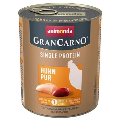 Animonda GranCarno Adult Single Protein Hondenvoer 6 X 800 G
