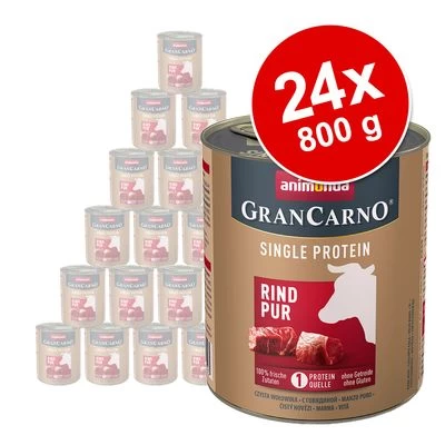 Animonda GranCarno Adult Single Protein Hondenvoer 24 X 800 G 3 Animonda GranCarno Adult Single Protein Hondenvoer 24 X 800 G
