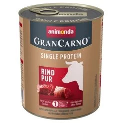 Animonda GranCarno Adult Single Protein Hondenvoer 6 X 800 G -Hondenbenodigdheden Korting 130711 pla animonda animondagrancarno adult singleprotein rindpur 800g hs 01 2