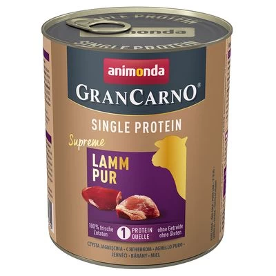 24 X 800 G Animonda GranCarno Adult Single Protein Supreme Hondenvoer 4 24 X 800 G Animonda GranCarno Adult Single Protein Supreme Hondenvoer - Afbeelding 2