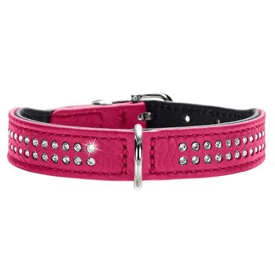 HUNTER Halsband Diamond Petit Roze/Zwart 3 HUNTER Halsband Diamond Petit Roze/Zwart