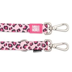 Max & Molly Multifunctionele Hondenlijn Leopard Pink -Hondenbenodigdheden Korting 190422 190423 190996 pla maxnmolly multifunktionsleine leopardpink hs 03 3