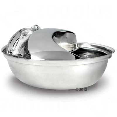 No Brand Raindrop Drinking Fountain Uit Roestvrijstaal 1,75 L 4 No Brand Raindrop Drinking Fountain Uit Roestvrijstaal 1,75 L - Afbeelding 2