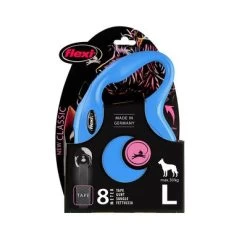 Flexi New Classic Rollijn L Blauw, 8 M -Hondenbenodigdheden Korting 198004 pla flexi newclassic gurtleine l blau hs 02 8