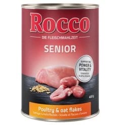 Voordeelpakket: Rocco Senior 24 X 400 G -Hondenbenodigdheden Korting 1 rocco senior poultry 400g 1000x1000 5