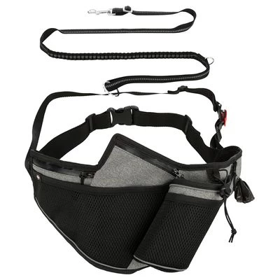 Trixie Jogginggordel Met Lijn - Grijs/zwart 12 Trixie Jogginggordel Met Lijn - Grijs/zwart - Afbeelding 10