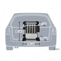 Trixie Transportbox Aluminium 34 Trixie Transportbox Aluminium -Hondenbenodigdheden Korting 219791 transportbox alu2 4