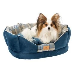 Ferplast Knuffelmand Charles, Blauw -Hondenbenodigdheden Korting 224601 224602 224696 ferplast kuschelbett charles blau hs 03 5