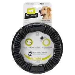 Ferplast Smile Kauwring, Zwart 17 Ferplast Smile Kauwring, Zwart -Hondenbenodigdheden Korting 224998 pla ferplast smile kauring schwarz hs 01 6