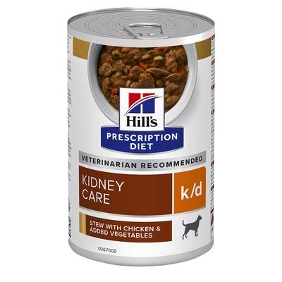 Hill's Prescription Diet K/d Kidney Care Stoofpotje Met Kip Hondenvoer - Afbeelding 2