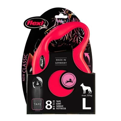 Flexi New Classic Rollijn Tape L Rood, 8 M - Afbeelding 2