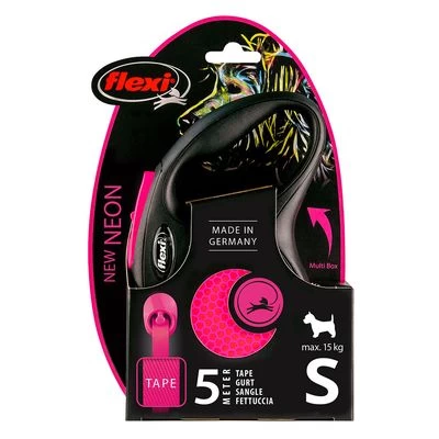 Flexi New Neon Rollijn Tape Roze, 5 M 5 Flexi New Neon Rollijn Tape Roze, 5 M - Afbeelding 3