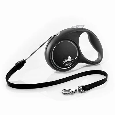 Flexi Black Design Rollijn Koord Zwart, 5 M - Afbeelding 6