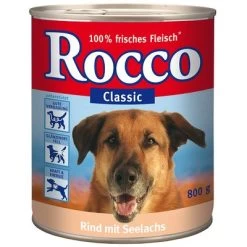 Voordeelpakket Rocco Classic 24 X 800 G 38 Voordeelpakket Rocco Classic 24 X 800 G -Hondenbenodigdheden Korting 28017 pla rocco classic rind seelachs 6 x 800 g 1