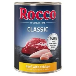 Voordeelpakket Rocco Classic 24 X 400 G 11 Voordeelpakket Rocco Classic 24 X 400 G -Hondenbenodigdheden Korting 28023 pla megapack rocc classic rindhuhn 400g hs 01 6