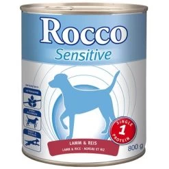 Voordeelpakket: Rocco Sensible 24 X 800 G -Hondenbenodigdheden Korting 28040 pla rocco sensitive lamm 6 x 800 g 8