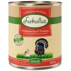 Voordeelpakket Lukullus 24 X 800 G 14 Voordeelpakket Lukullus 24 X 800 G -Hondenbenodigdheden Korting 28048 pla lukullus wildkaninchen truthahn 6 x 800 g 7
