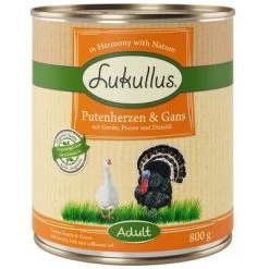 Voordeelpakket Lukullus 24 X 800 G 15 Voordeelpakket Lukullus 24 X 800 G -Hondenbenodigdheden Korting 28050 pla lukullus putenherzen gans 6 x 800 g jpg 6 1