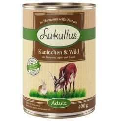 Lukullus Konijn & Wild Hondenvoer -Hondenbenodigdheden Korting 28057 pla lukullus kaninchen wild 6 x 400 g jpg 7