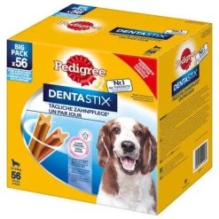 Voordeelpak! 168 X Pedigree DentaStix Dagelijkse Gebitsverzorging/ Fresh -Hondenbenodigdheden Korting 28167 pla pedigree dentastix mittlerehunde 56 stk 4 0