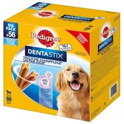 Voordeelpak! 168 X Pedigree DentaStix Dagelijkse Gebitsverzorging/ Fresh -Hondenbenodigdheden Korting 28168 pla pedigree dentastix grossehunde 56stk 0 6