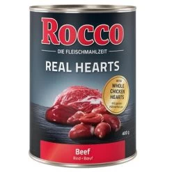 Voordeelpakket: Rocco Real Hearts 24 X 400 G 11 Voordeelpakket: Rocco Real Hearts 24 X 400 G -Hondenbenodigdheden Korting 2 rocco realheart beef 400g 1000x1000 6
