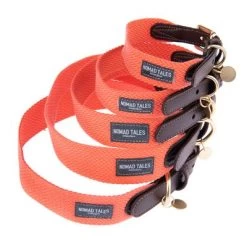 Nomad Tales Bloom Halsband, Coral -Hondenbenodigdheden Korting 328396 328496 328497 328596 328696 nomad tales bloom halsbaender fg 1475 7