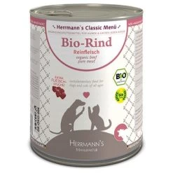 Voordeelpakket Herrmann's Vlees 12 X 800 G 14 Voordeelpakket Herrmann's Vlees 12 X 800 G -Hondenbenodigdheden Korting 32970 pla zp c3 bio rind reinfleisch 800x800 1