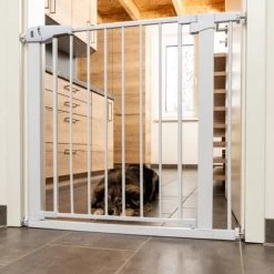 TIAKI Wit Hondenrek Met Verlengstuk Van 7 Cm -Hondenbenodigdheden Korting 334597 tiaki dog gate white fg 8184 1