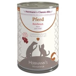 Herrmann's Vlees Puur 6 X 400 G 17 Herrmann's Vlees Puur 6 X 400 G -Hondenbenodigdheden Korting 33650 pla zp c5 pferd reinfleisch 400g web 7