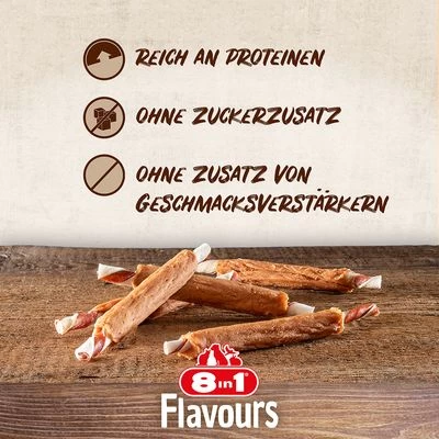 8in1 Triple Flavour Ribs Kauwsticks 4 8in1 Triple Flavour Ribs Kauwsticks - Afbeelding 2