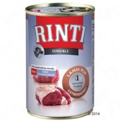 Rinti Sensible Puur 6 X 400 G -Hondenbenodigdheden Korting 459526 rintisenibelpurlamm 2 1