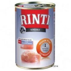 Rinti Sensible Puur 24 X 400 G -Hondenbenodigdheden Korting 459526 rintisensiblepurhuhn 7