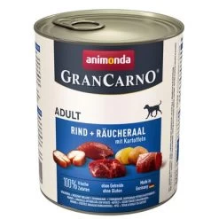Animonda GranCarno Original Adult Gemengd Pakket 6 X 800 G -Hondenbenodigdheden Korting 50765 pla animonda grancarno rindraeucheraal 800g 2