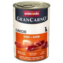 Voordeelpakket Animonda GranCarno 12 X 400 G -Hondenbenodigdheden Korting 51196 pla animonda grancarno junior rinduhuhn 400g 9 1
