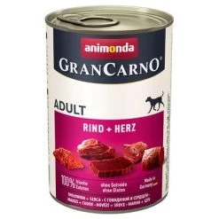Voordeelpakket Animonda GranCarno 12 X 400 G -Hondenbenodigdheden Korting 51198 pla animonda grancarno adult rinduherz 400g 7 1