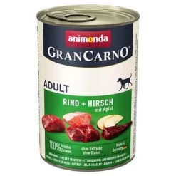 Voordeelpakket Animonda GranCarno 12 X 400 G -Hondenbenodigdheden Korting 51231 pla animonda grancarno adult rindwildapfel 400g 1 1