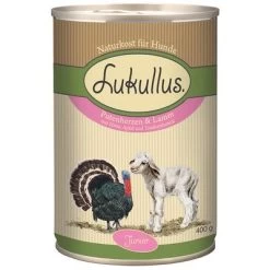 Voordeelpakket Lukullus Junior 24 X 400 G -Hondenbenodigdheden Korting 55436 pla lukullus junior pute 6 x 400 g 1