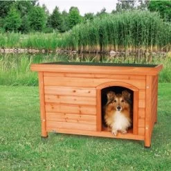 Trixie Natura Plat Dak Hondenhok Classic -Hondenbenodigdheden Korting 55453 trixie natura flachdach s m hs 01 3