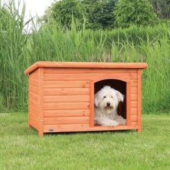 Trixie Natura Plat Dak Hondenhok Classic -Hondenbenodigdheden Korting 55541 trixie natura flachdach m l hs 02 1