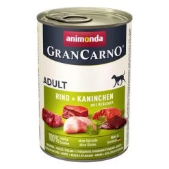 Voordeelpakket Animonda GranCarno 12 X 400 G -Hondenbenodigdheden Korting 58168 pla animonda grancarno adult rindkaninchen 400g 1 1