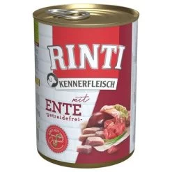 Voordeelpakket 12 X 400 G Rinti "Kennerfleisch" 30 Voordeelpakket 12 X 400 G Rinti "Kennerfleisch" -Hondenbenodigdheden Korting 59045 pla bilder rinti kennerfleisch ente 400g hs 01 9