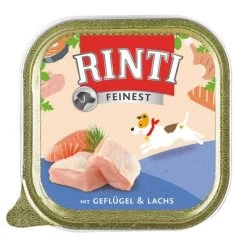 RINTI Fijnste 11 X 150 G Hondenvoer -Hondenbenodigdheden Korting 60592 PLA Rinti Feinest Gefluegel Lachs 150g 6